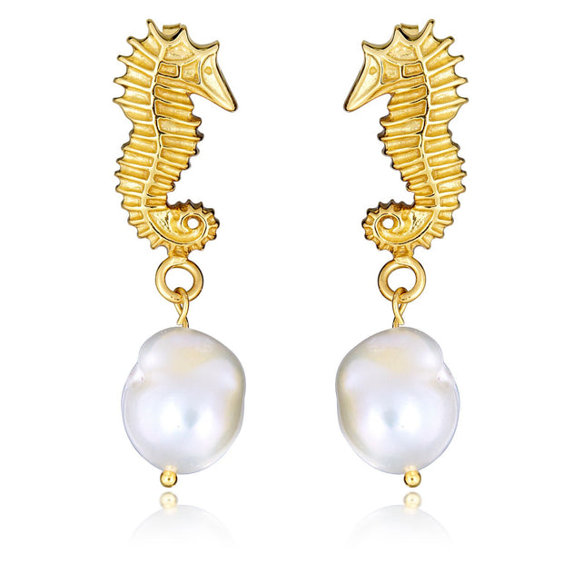 Kaia Baroque Pearl Earrings