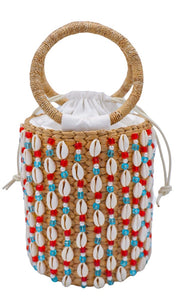 Alphora Bucket Straw Bag